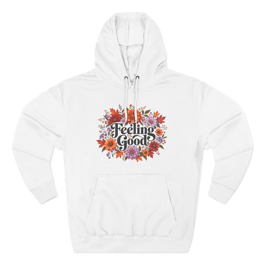 Feeling Good floral fall hoodie, view 2