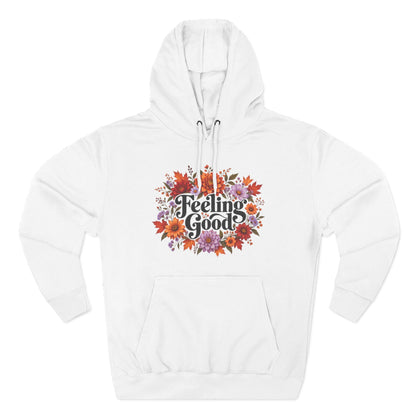 Feeling Good floral fall hoodie, view 2
