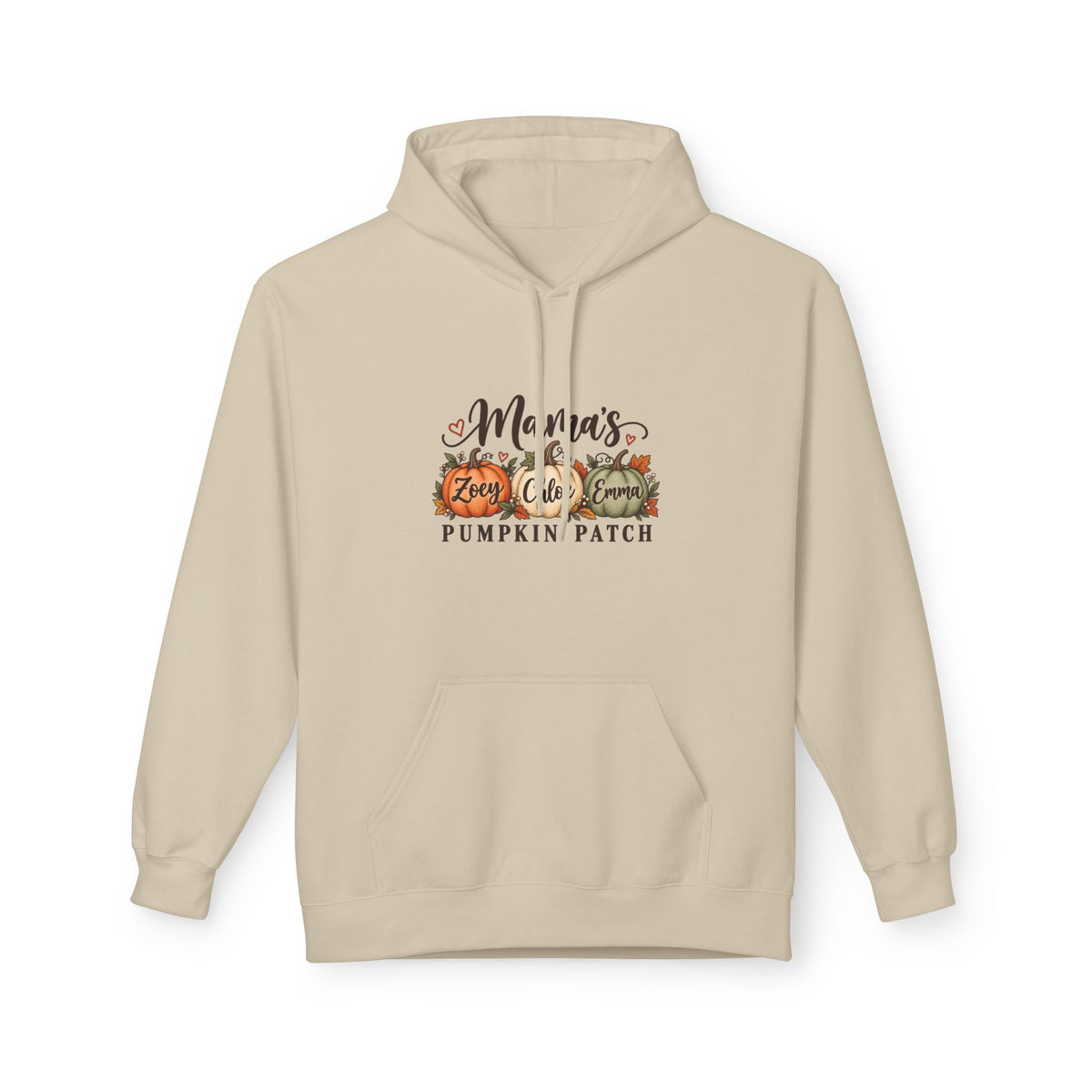 Personalized Mama's Pumpkin Patch hoodie with kids names, view 5