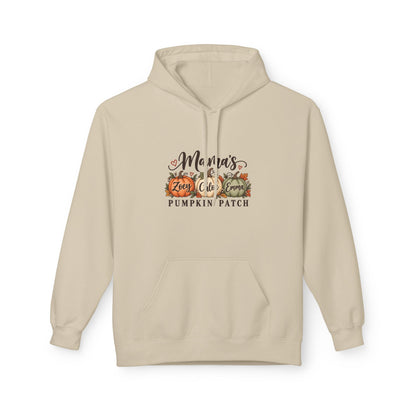 Personalized Mama's Pumpkin Patch hoodie with kids names, view 5
