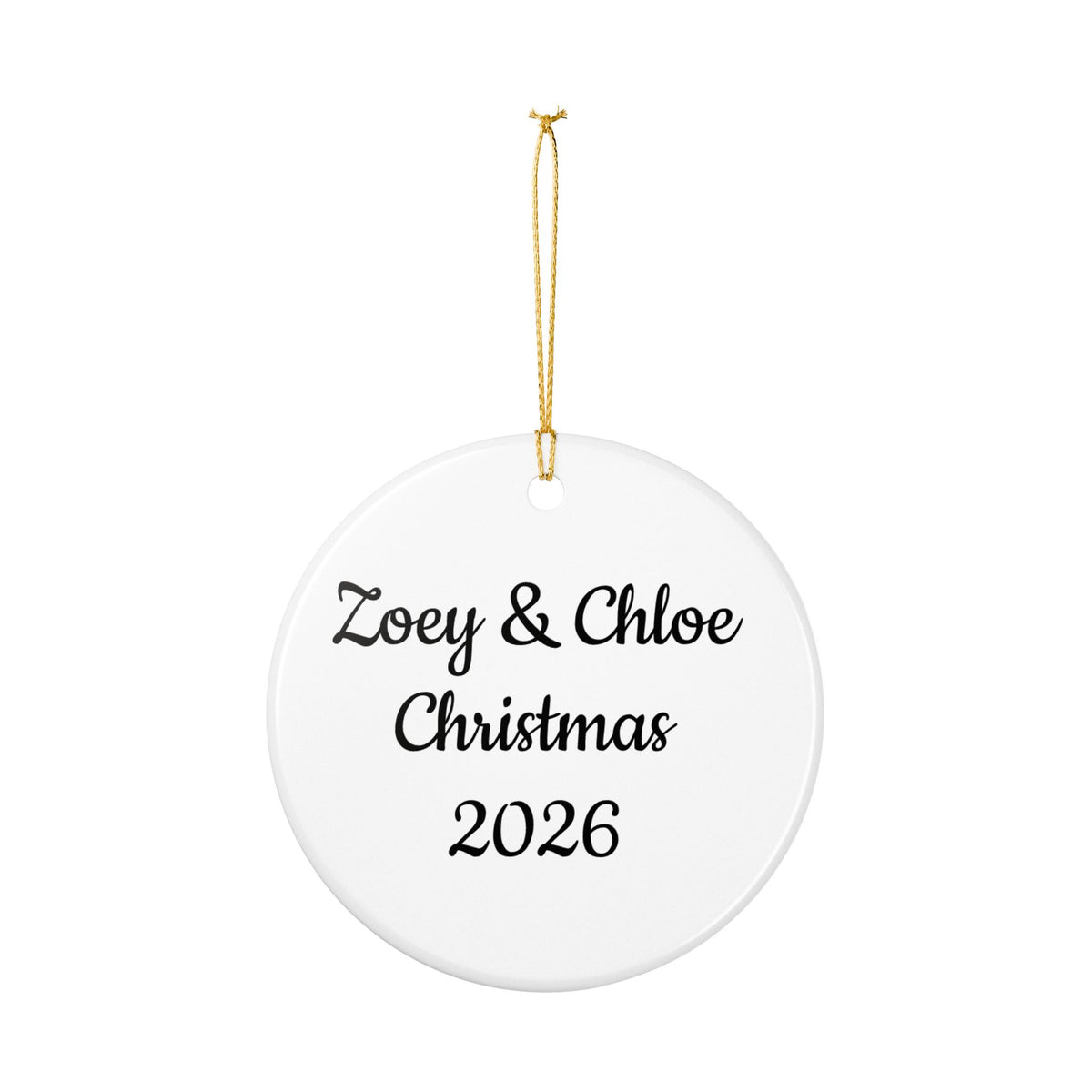 Custom photo Christmas ornament, personalized ceramic picture keepsake, view 7