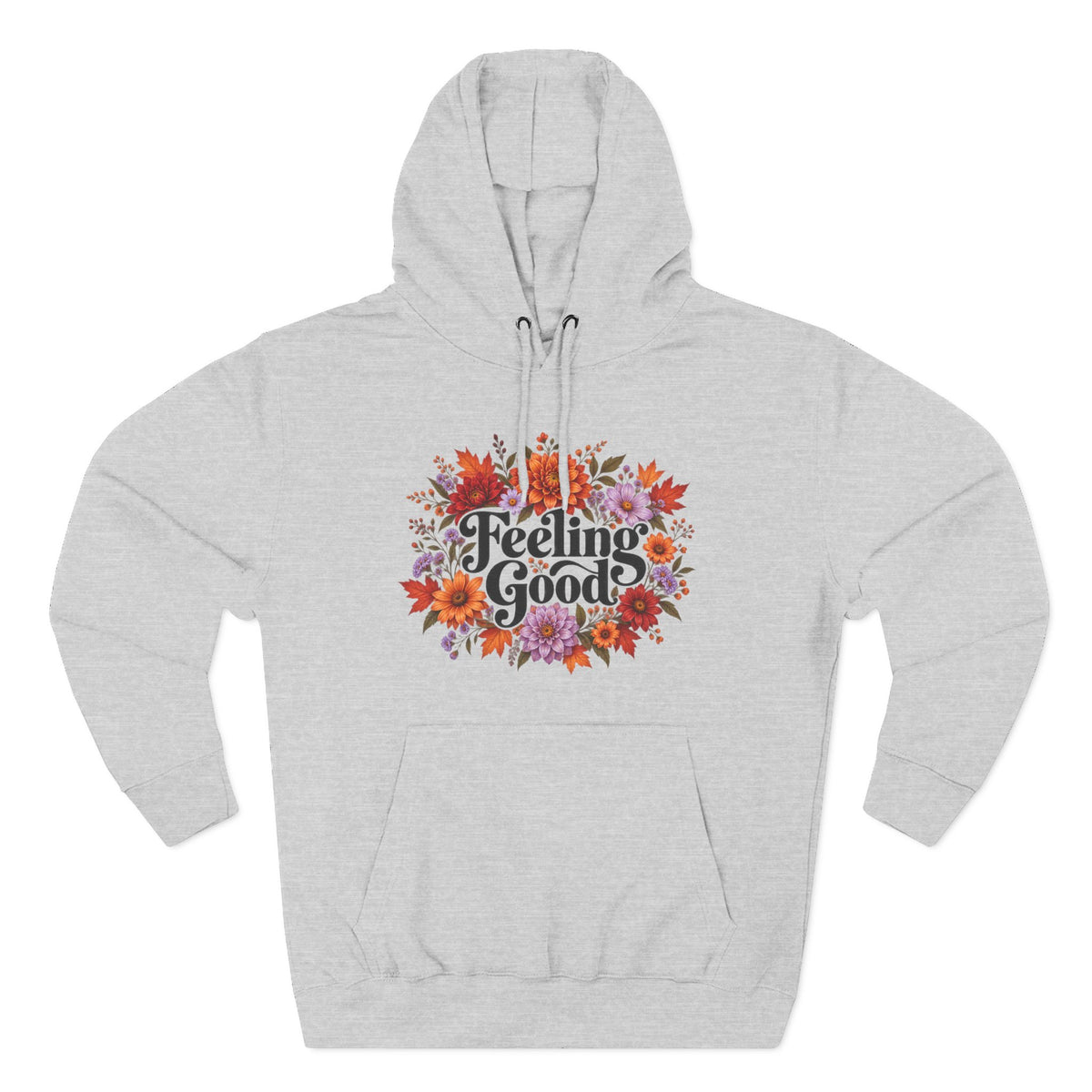 Feeling Good floral fall hoodie, view 5