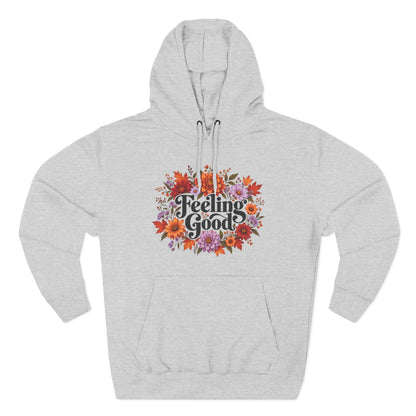 Feeling Good floral fall hoodie, view 5