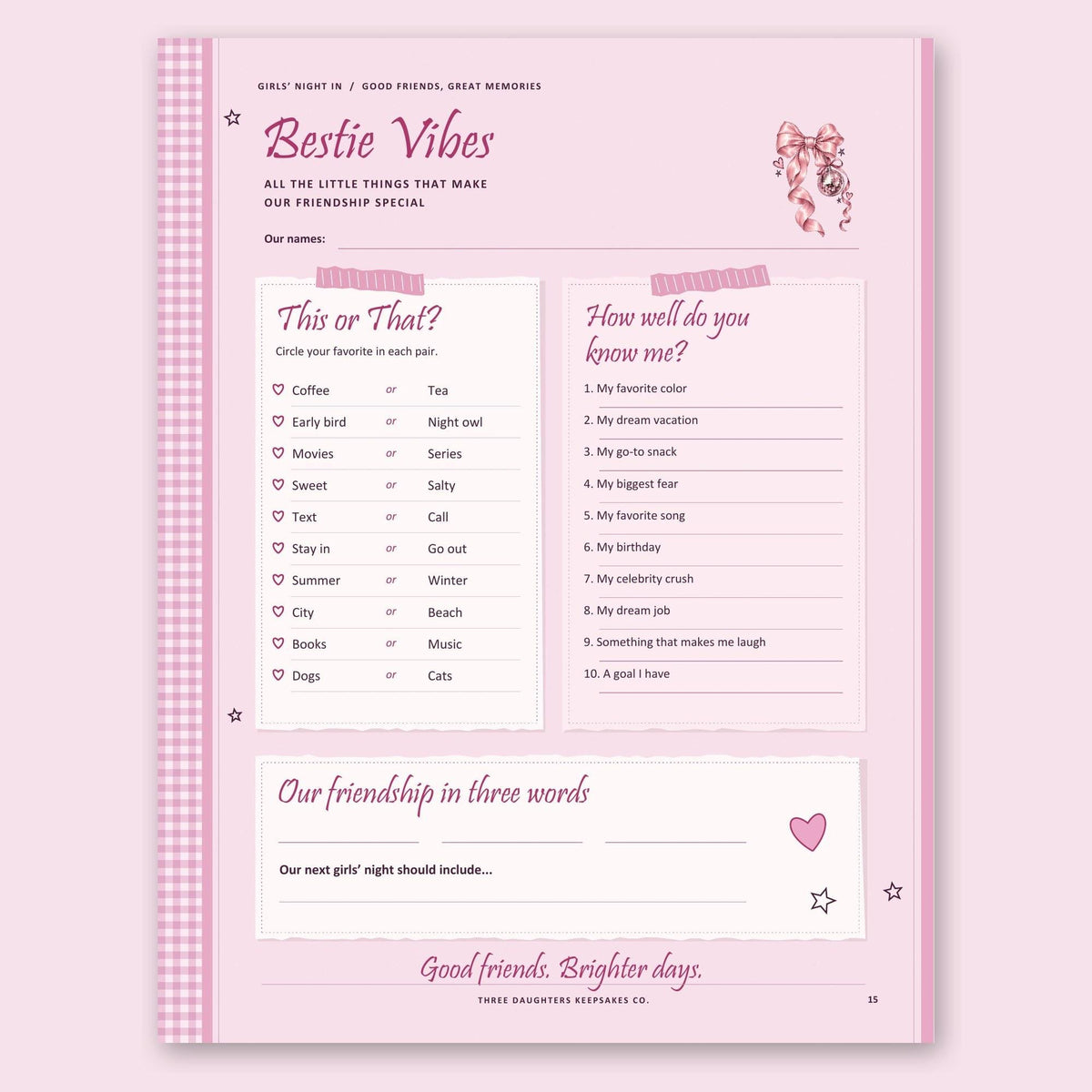 Bestie vibes this-or-that quiz page for best friends